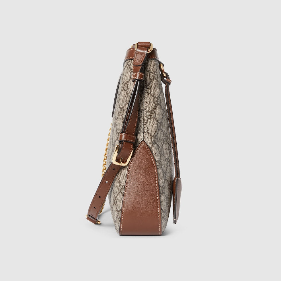 SAC BANDOULIÈRE GG EN CUIR DE TAILLE MOYENNE AVEC CADENAS