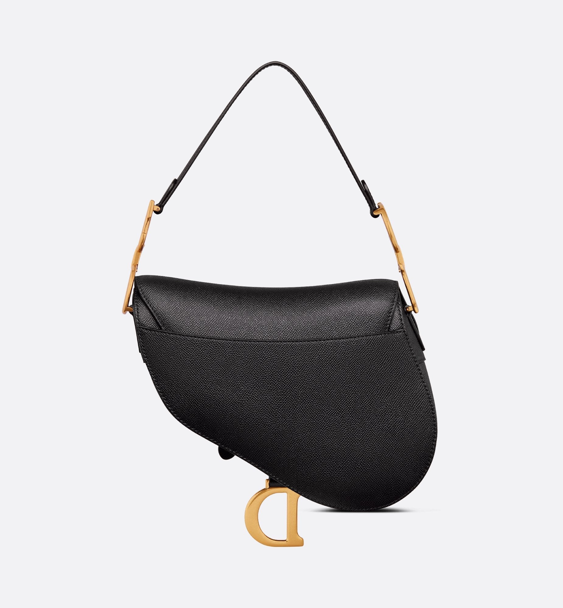Sacoche Dior de selle avec sangle noir