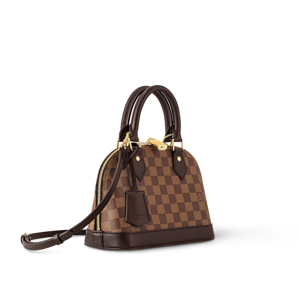SAC À MAIN ALMA BB DAMIER EN VRAI CUIR