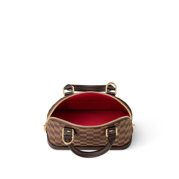 Sac Lv Alma BB Toile Damier