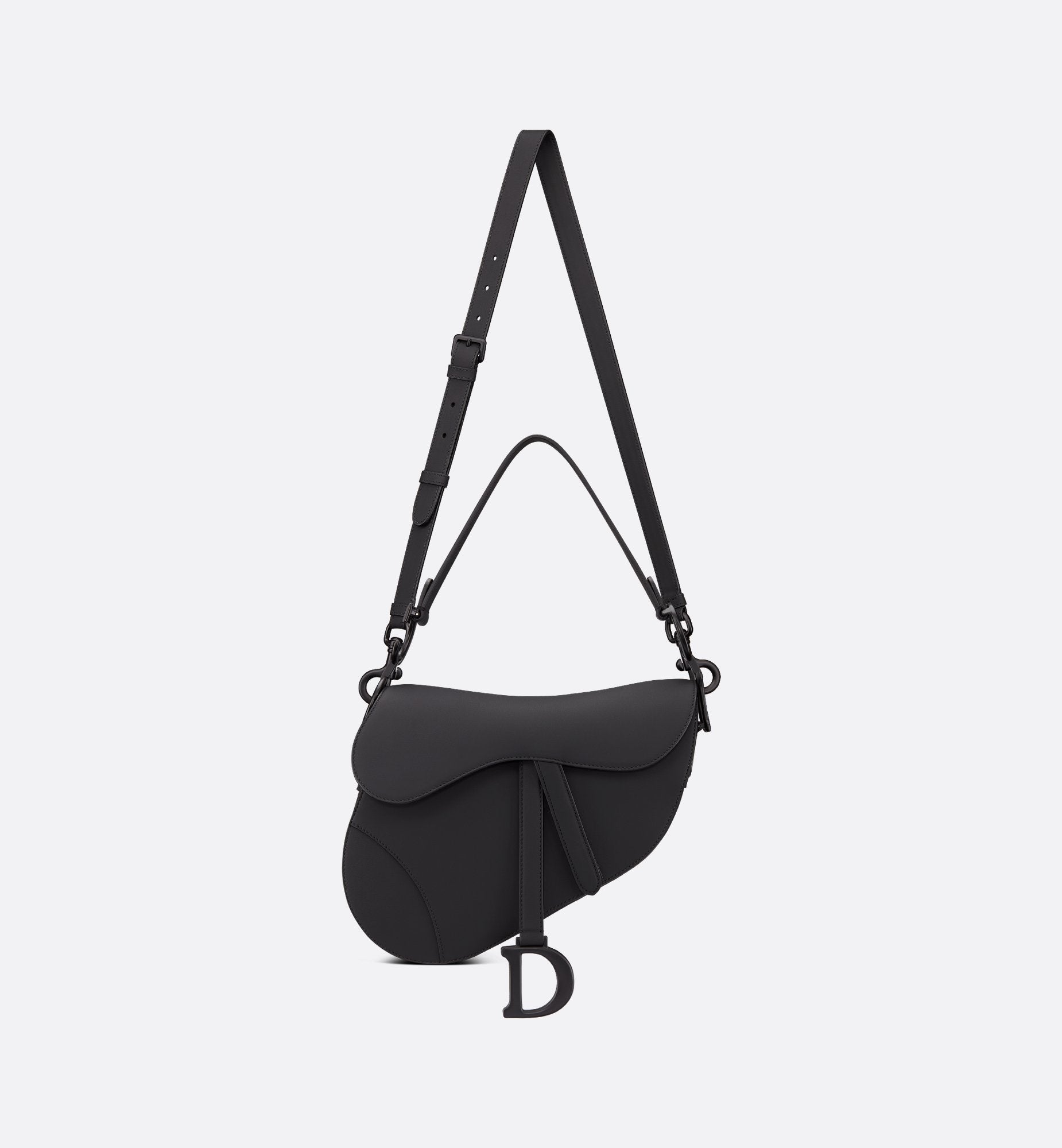 Sacoche Dior de selle avec sangle noir