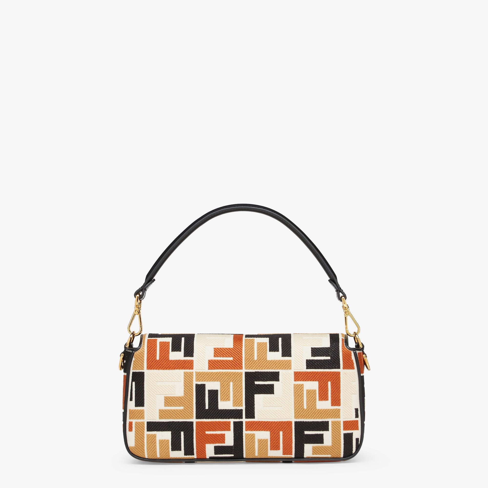 Sac en toile multicolore avec étiquette FF brodée
