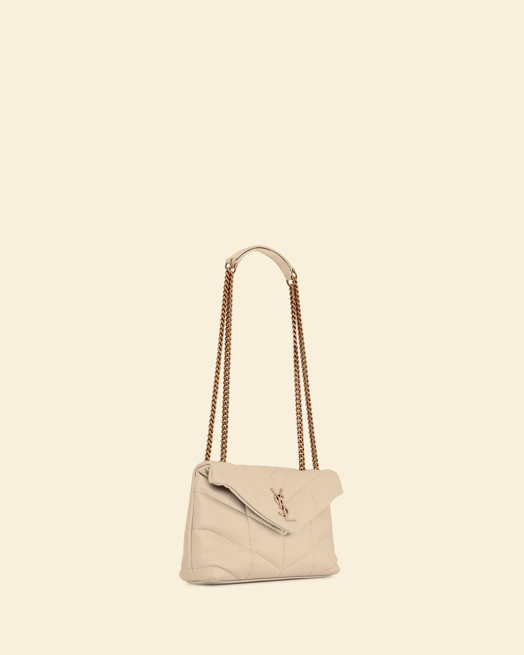 SAC YSL PUFFER TOY D'AGNEAU
BEIGE