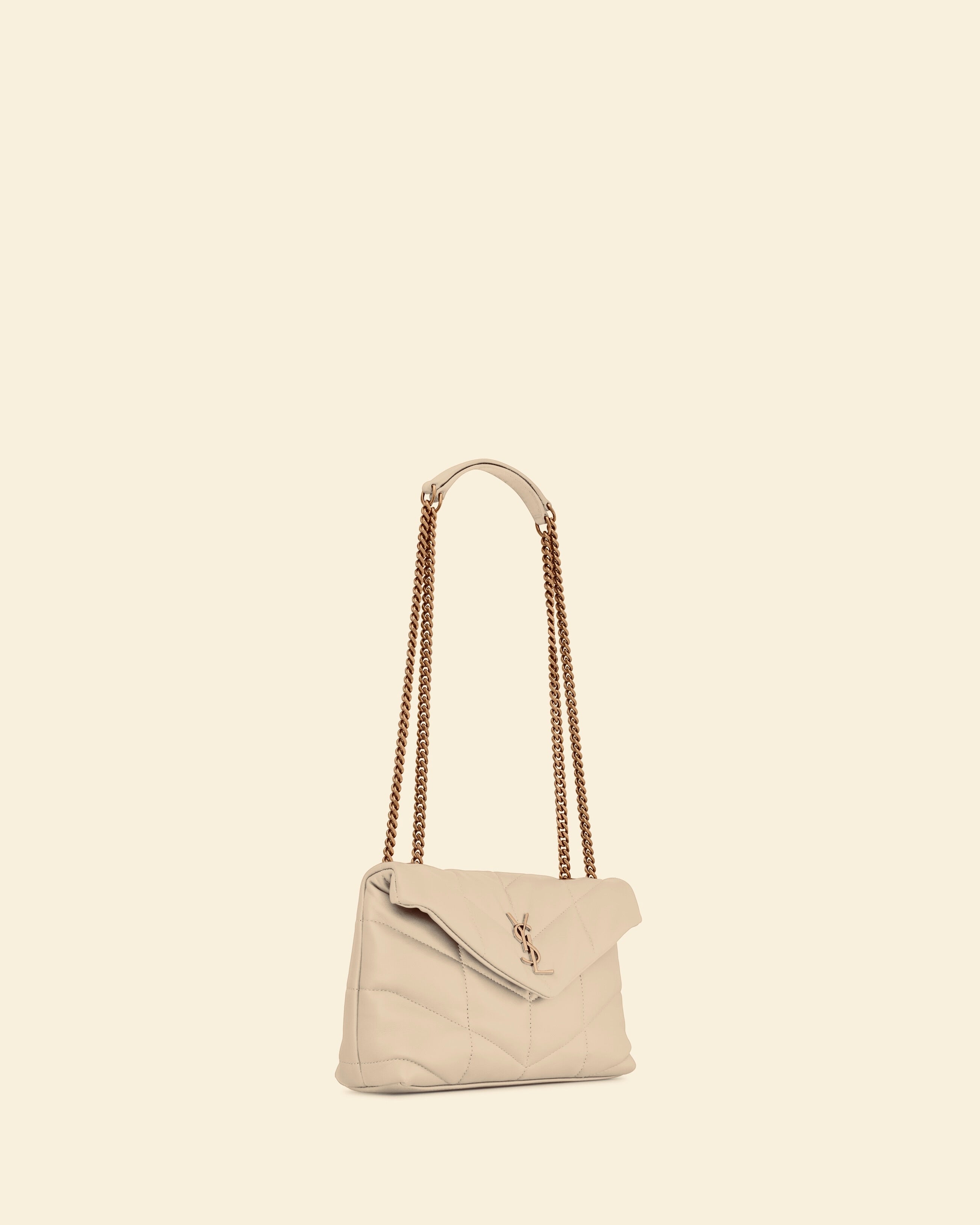 SAC YSL PUFFER TOY D'AGNEAU
BEIGE