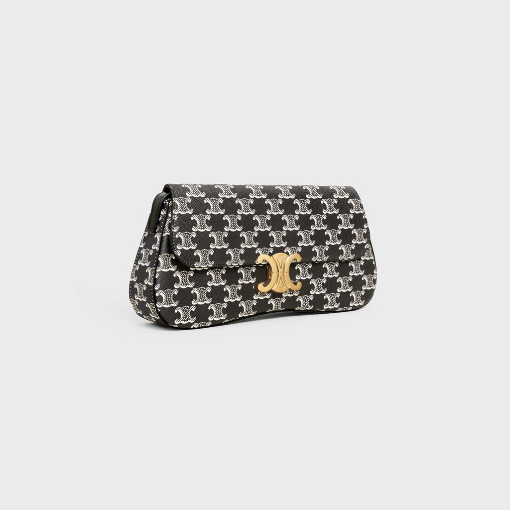 SAC CELINE LOLA MOYEN MODELE TOILE TRIOMPHE TWO-TONE