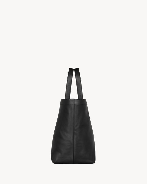 Y CABAS EN SEMI CUIR NOIR