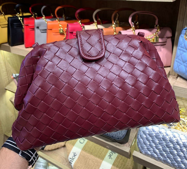 Sac Lauren 1980 en mauve foncé