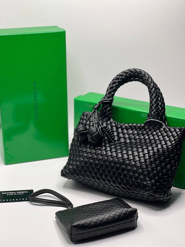 SAC À MAIN BOTTEGA À POINTE NOIR
