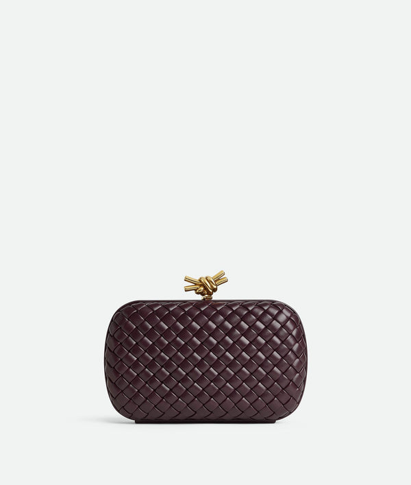 Sac Knot bottega en couleur Dark barolo