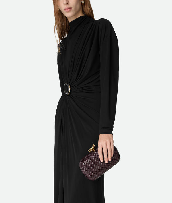 Sac Knot bottega en couleur Dark barolo