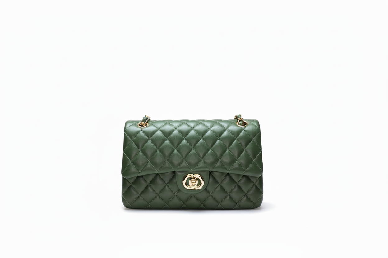 Sac bandoulière vert pour femme