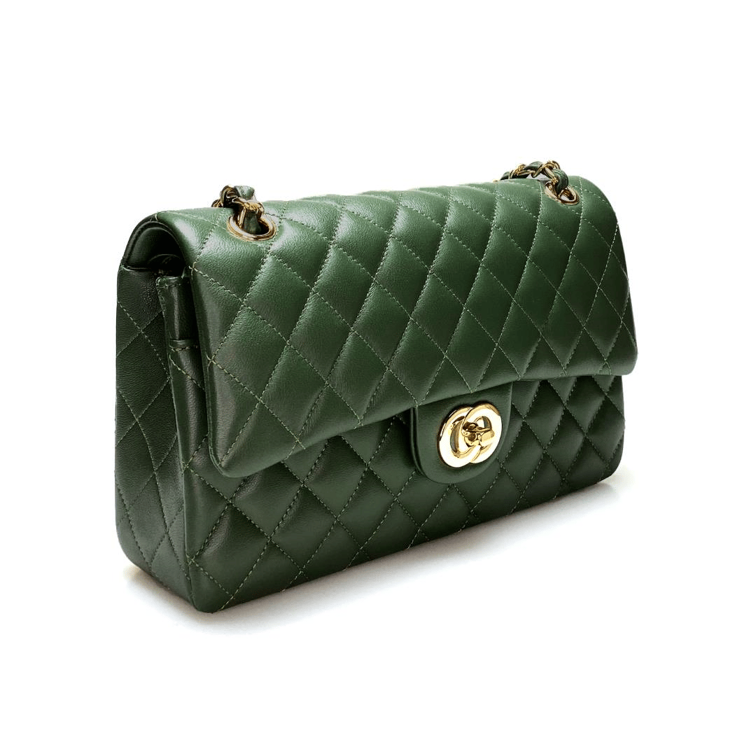 Sac bandoulière vert pour femme