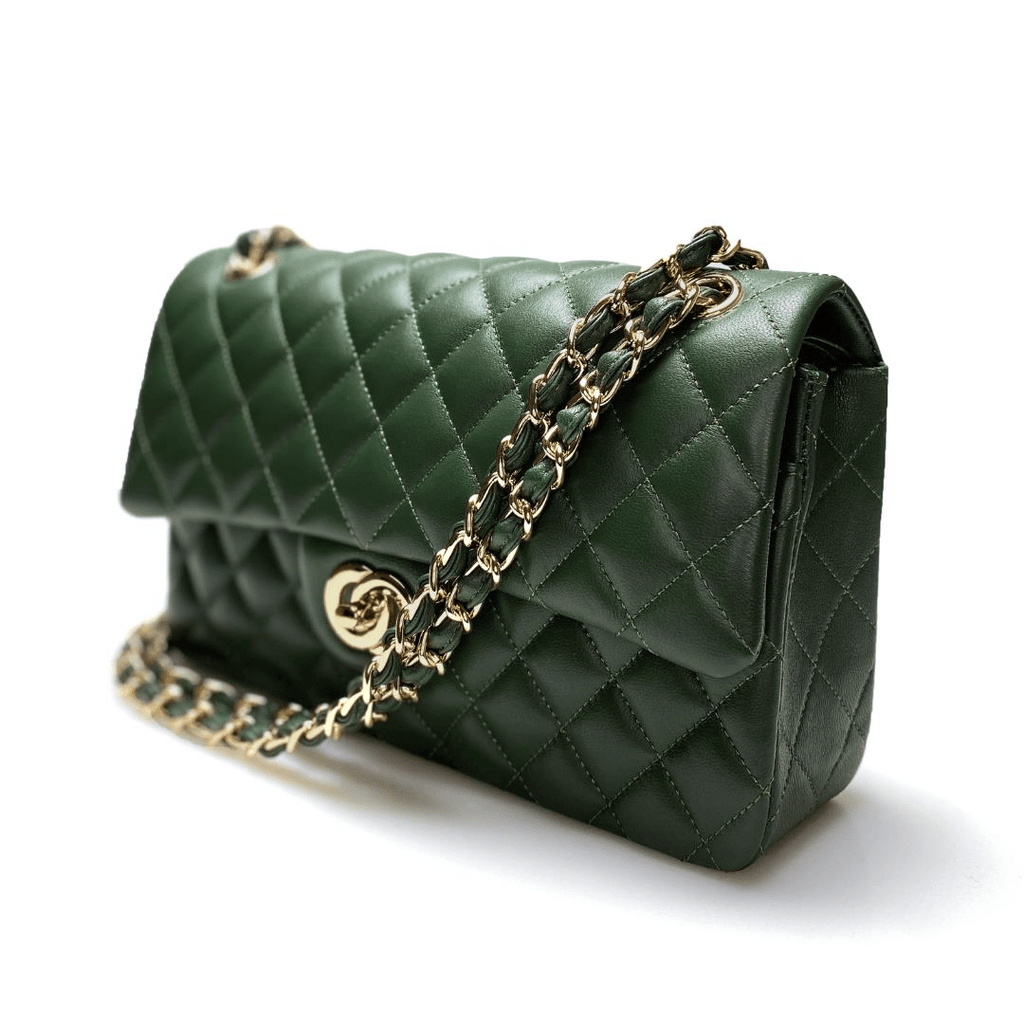 Sac bandoulière vert pour femme
