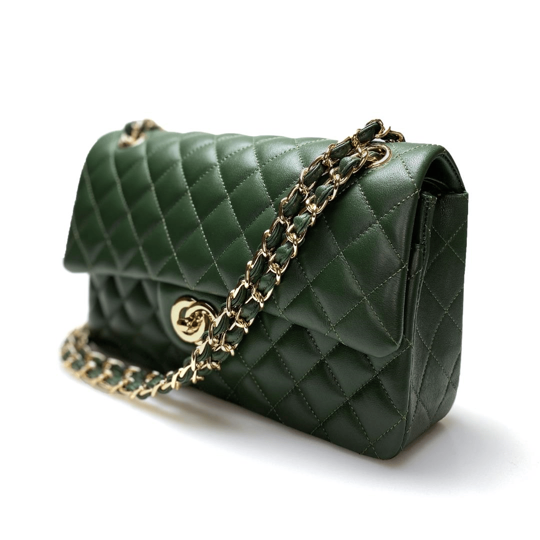 Sac bandoulière vert pour femme