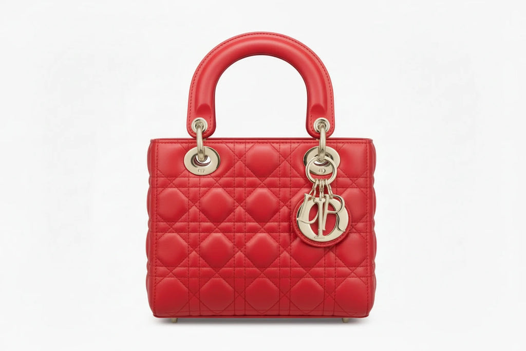 Sac Lady Dior Medium rouge
