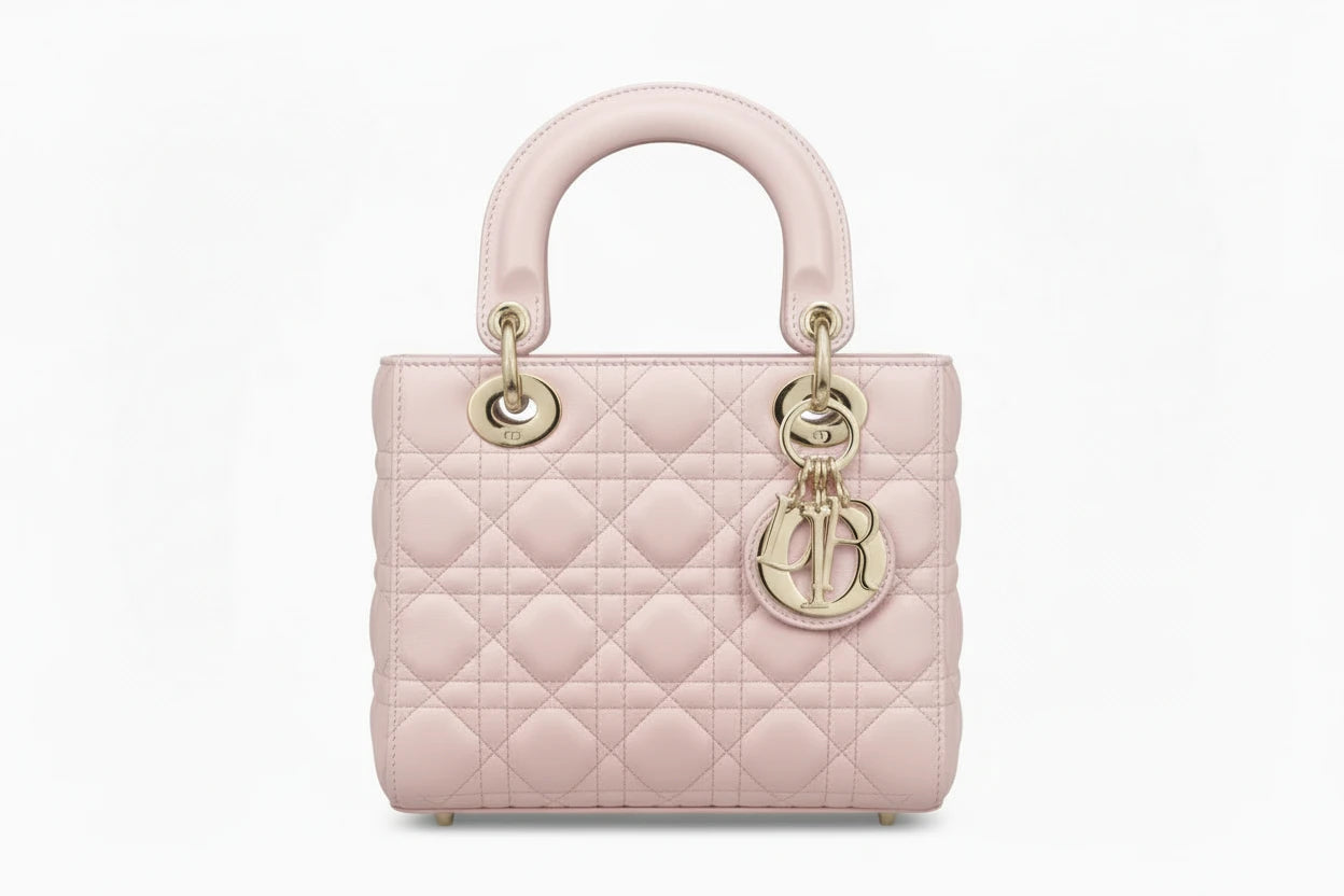 Sac Lady Dior Medium rose