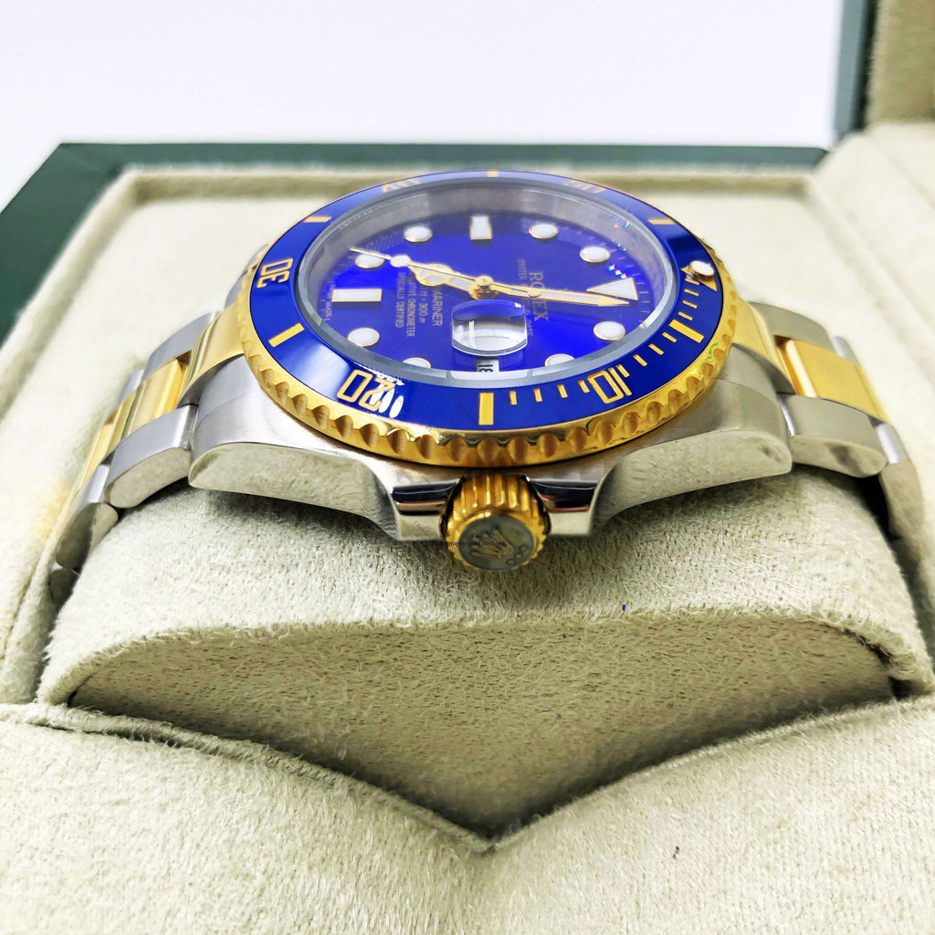 Rolex Submariner Golden silver Blue