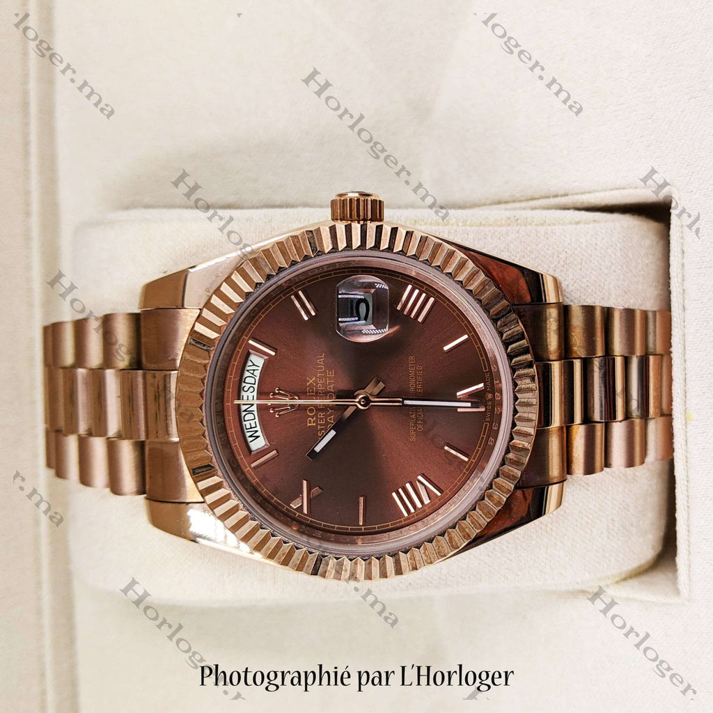 Rolex Day-date Chocolat
