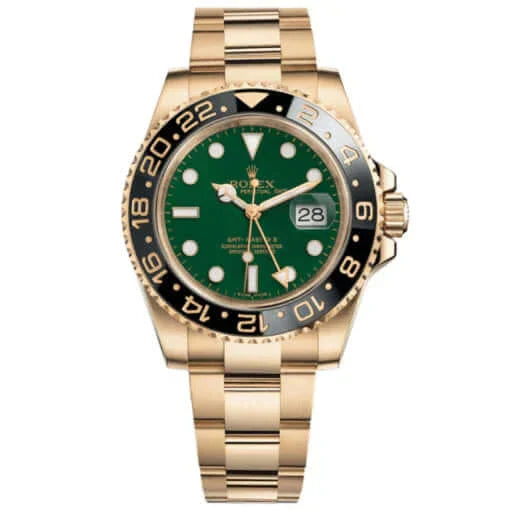 RX GMT‑MASTER II Vert/Or Jaune