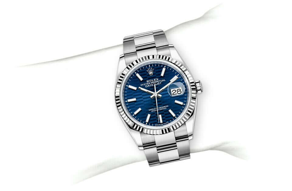 RX DATEJUST BLUE